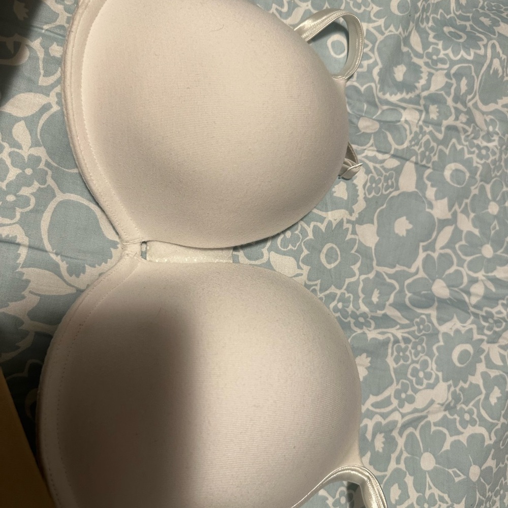 Cacique Lace and Satin Bra Trio - Black, Gold, White - Picture 6 of 11